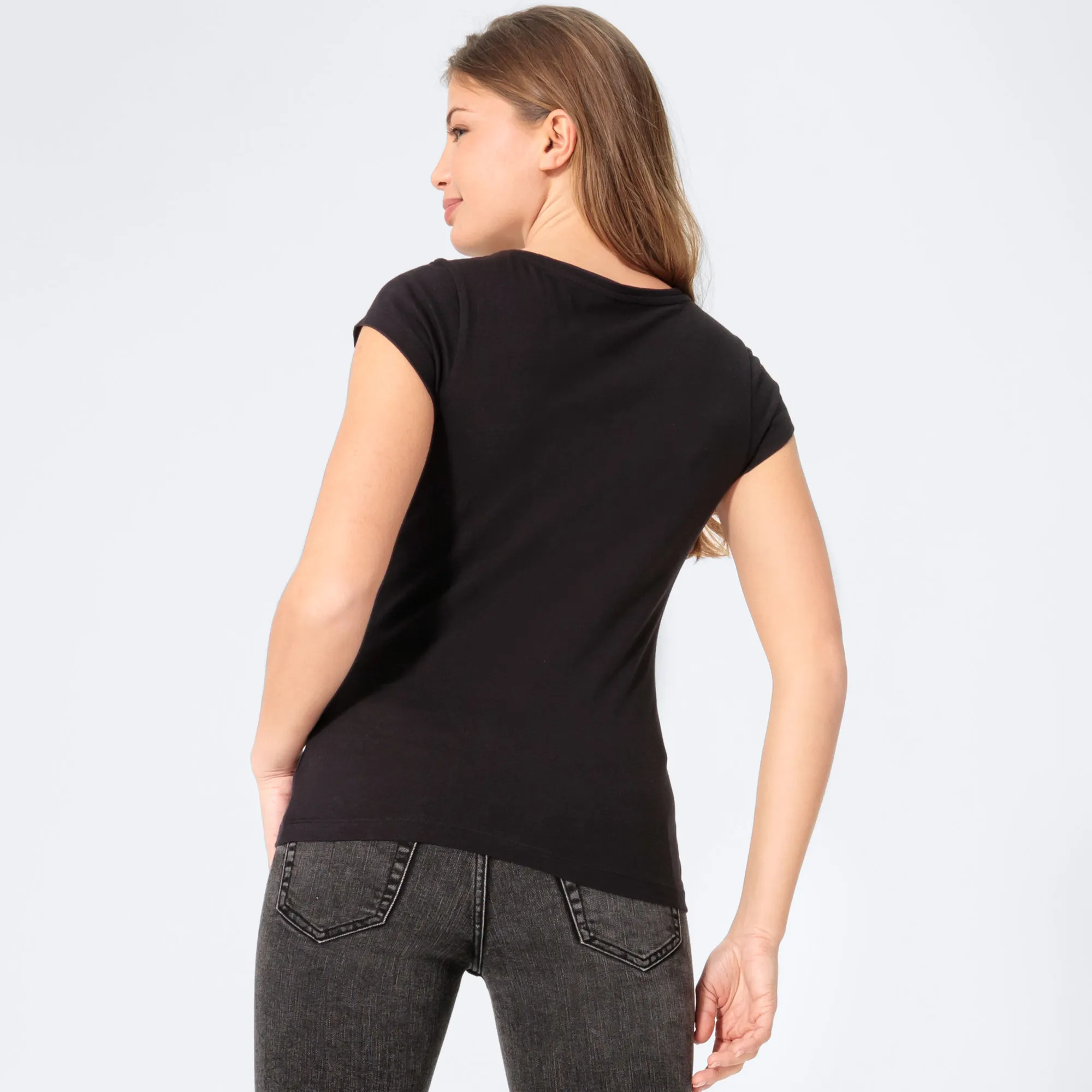 Damen-T-Shirt mit Frontaufdruck