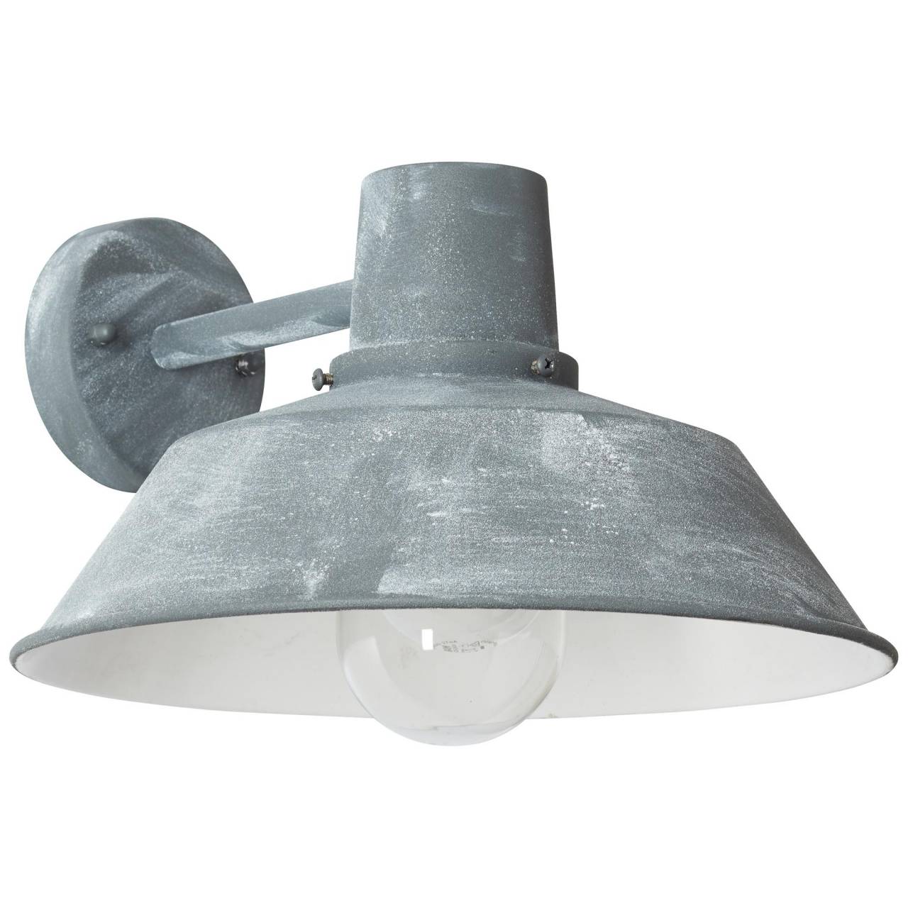 BRILLIANT Lampe Humphrey Außenwandleuchte hängend grau Beton | 1x A60, E27, 60W, geeignet für Normallampen (nicht enthalten) | IP-Schutzart: 44 - spritzwassergeschützt