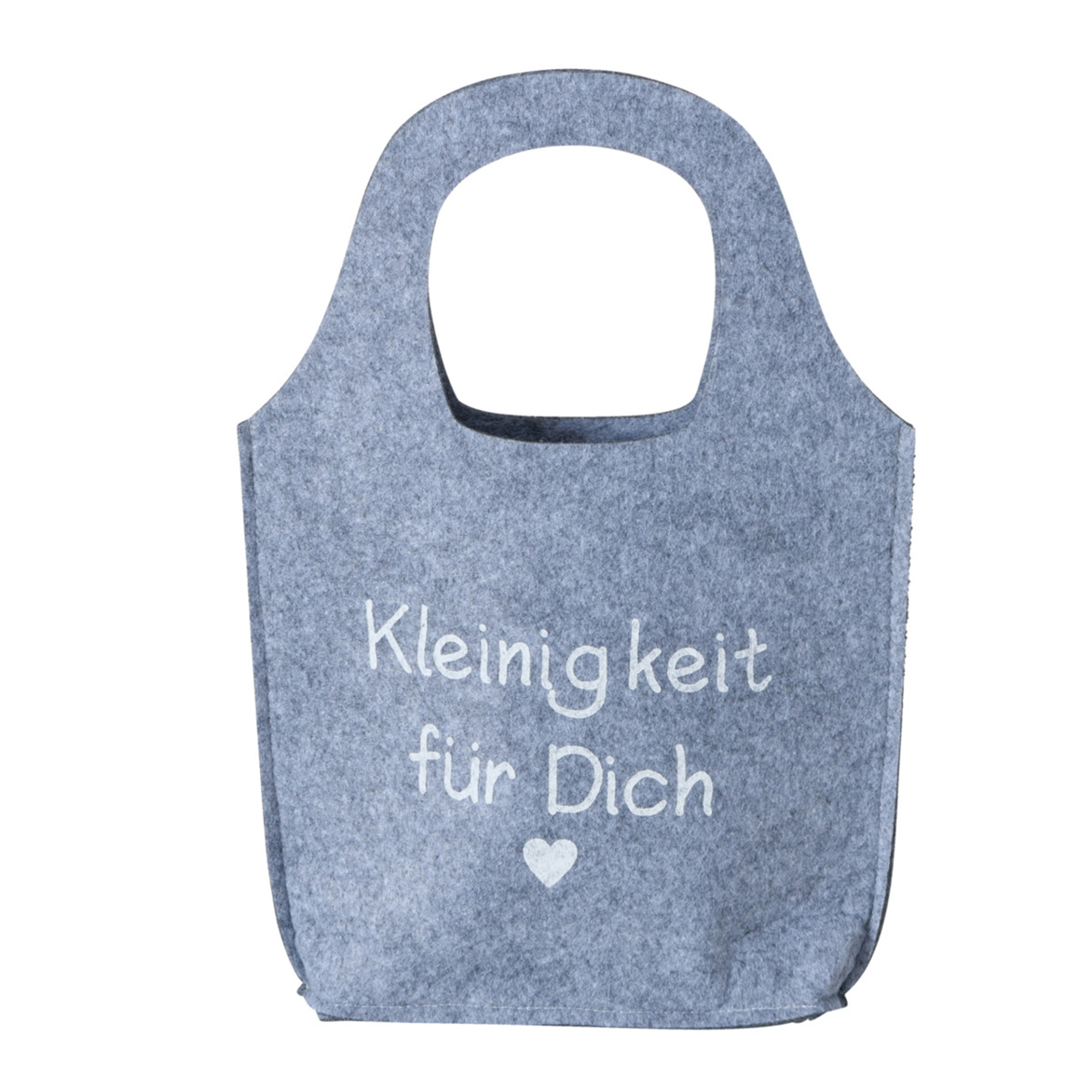 Geschenktüte - hellgrau - Filz - sortiert