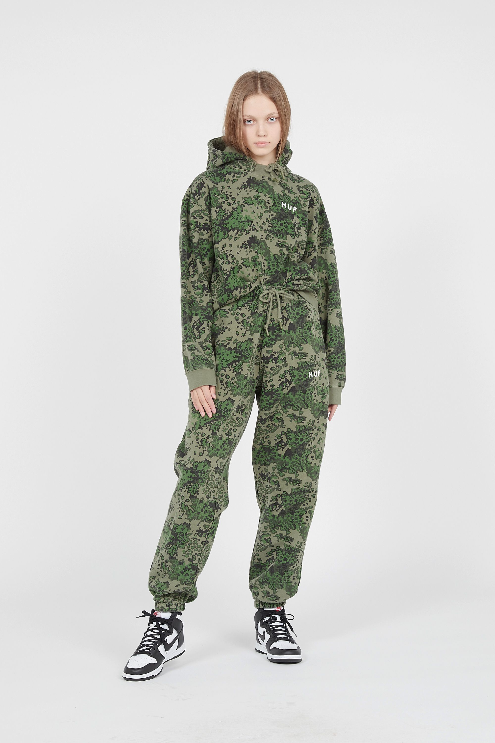 HUF Pantalon WO CONTRA Vert