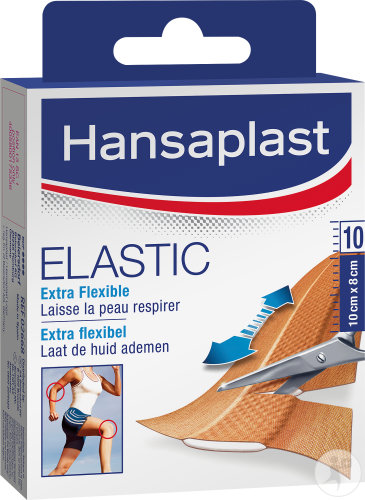 Hansaplast Elastic Pansements À Découper Extra Flexibles 1x8cm Pièce 1