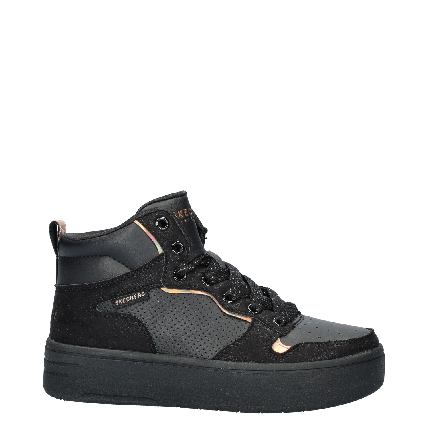 Court High meisjes sneaker Skechers Zwart