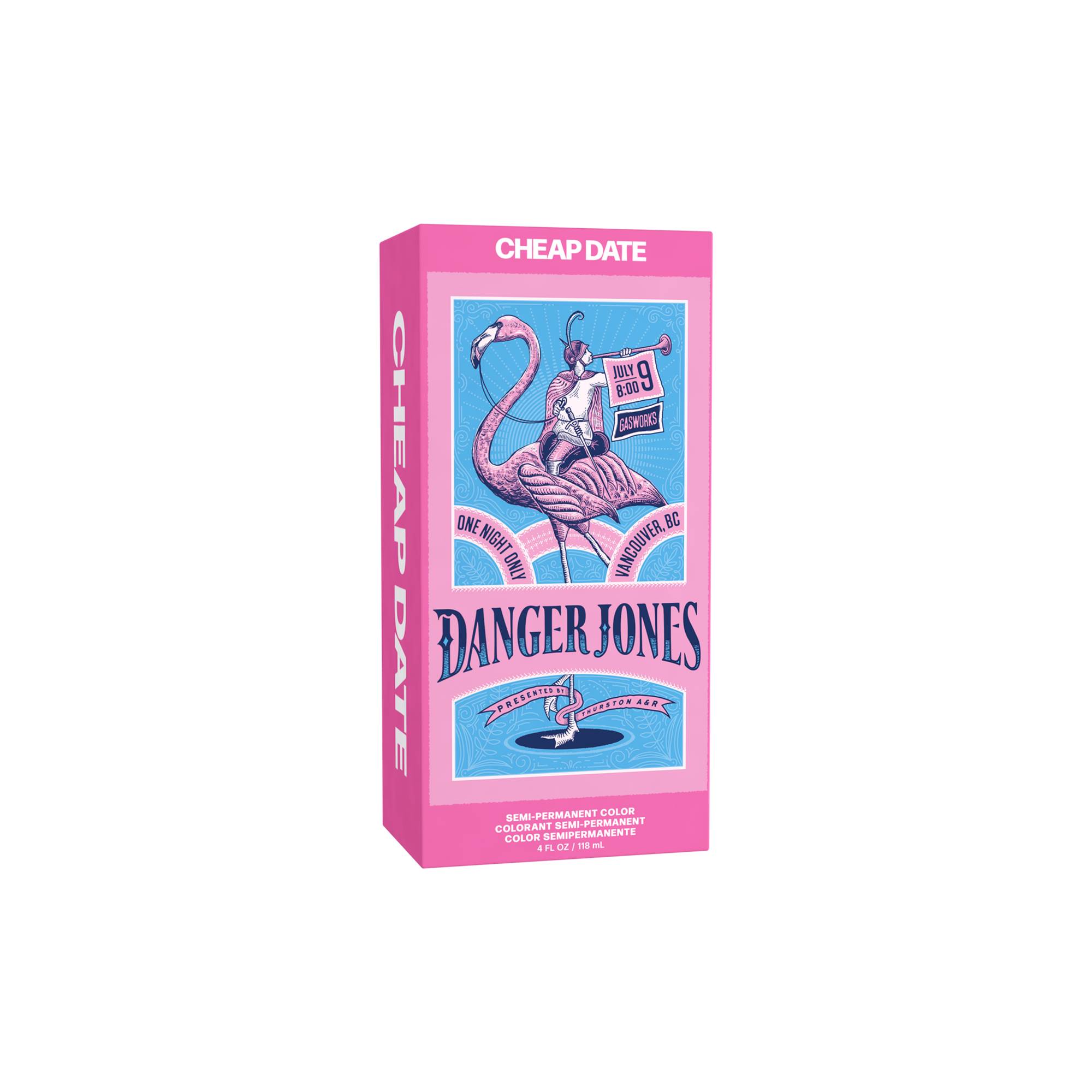 Coloration semi-permanente Cheap Date - Rose clair / 118ml