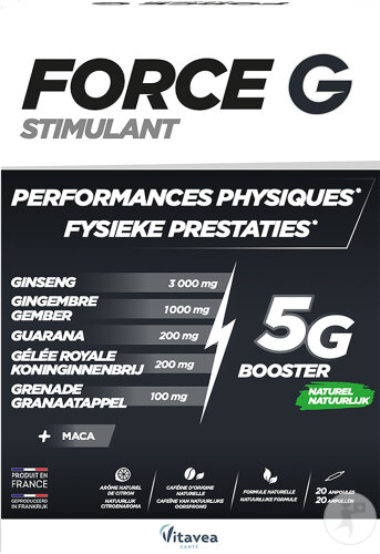 Vitavea Force G Stimulant Naturel 20 Ampoules