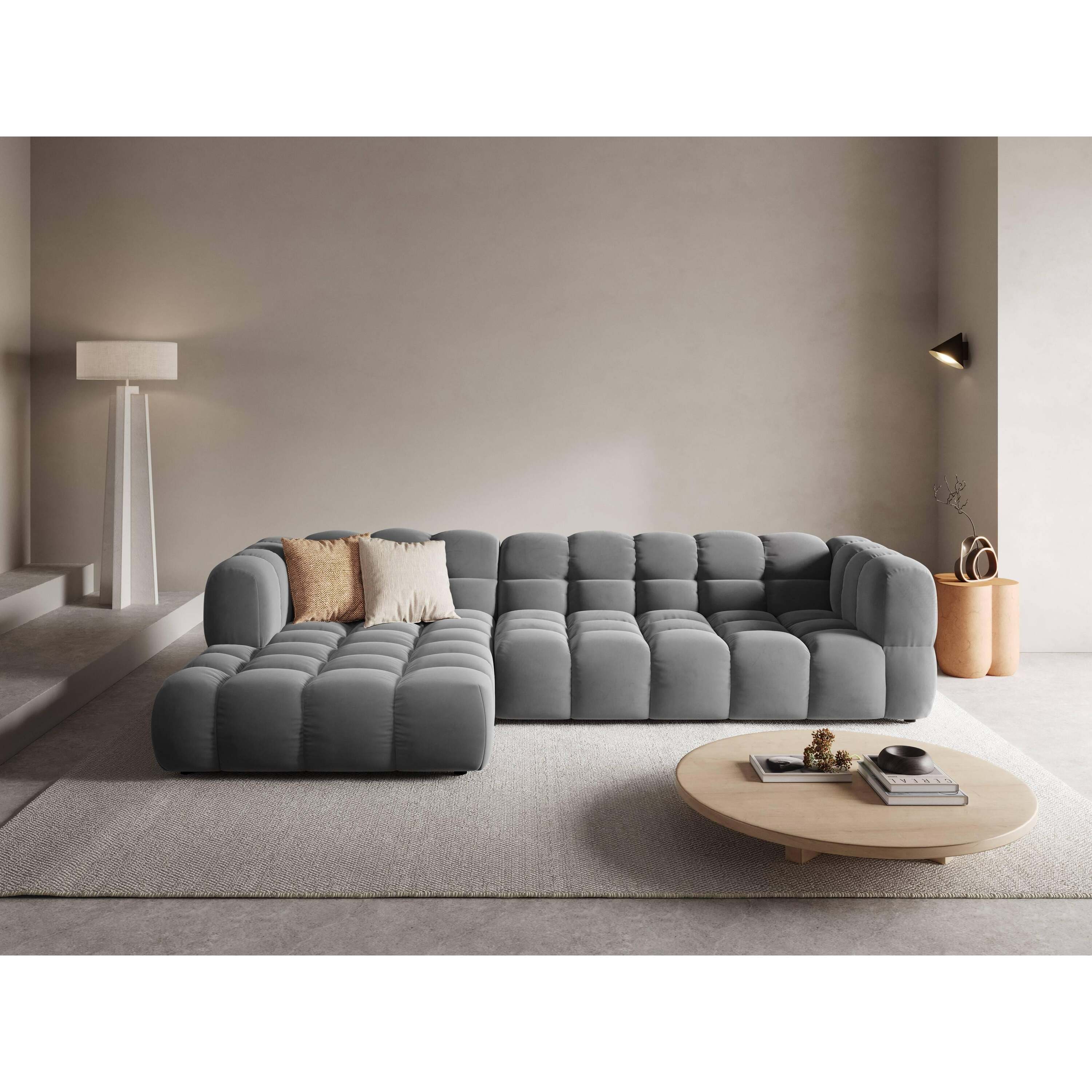 Cosmopolitan Design Sky 4-zits Hoekbank Links - Lichtgrijs