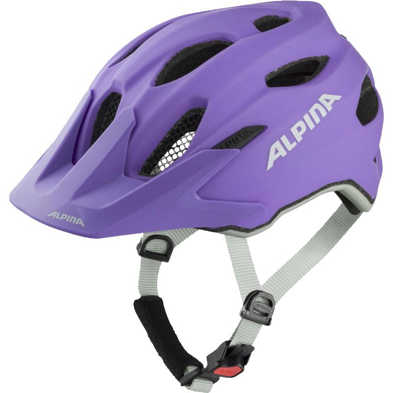 Alpina Carapax Jr. Flash Radhelm Kinder purple matt