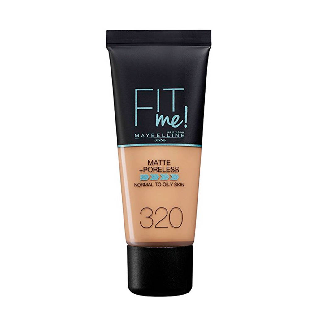 Heel tevreden!Fit Me! Matte + Poreless liquid foundation - 320 Natural Tan