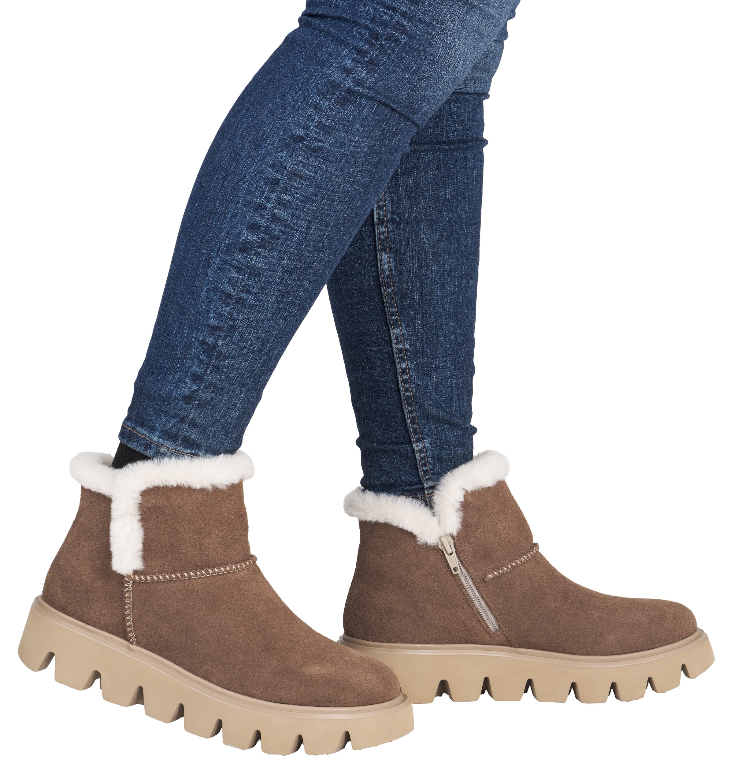 Rieker EVOLUTION Winterboots  Plateaustiefel, Schlupfschuh mit Innenreissverschluss