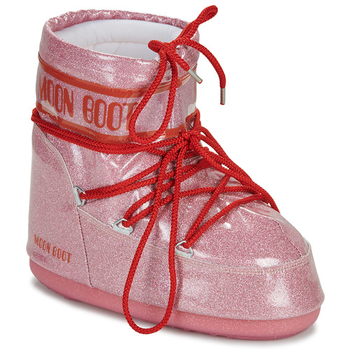 Moon Boot - MB ICON LOW GLITTER - Rose / Rouge