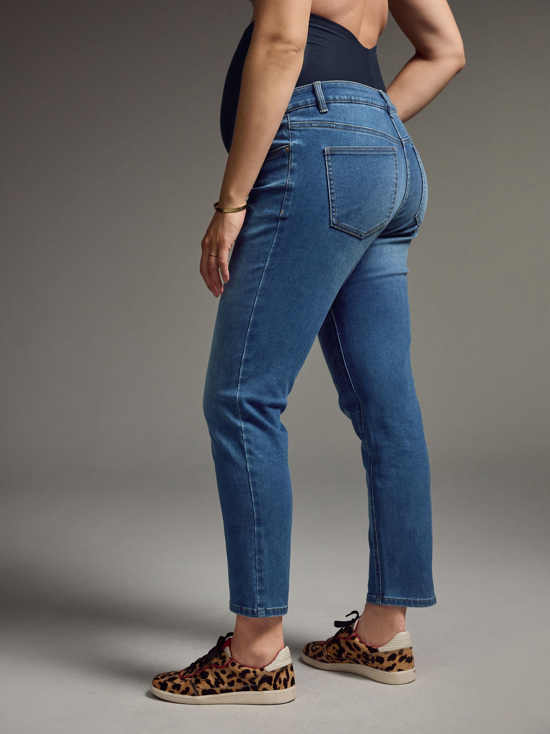 Normaal blauw - Mom zwangerschap Denim Jeans