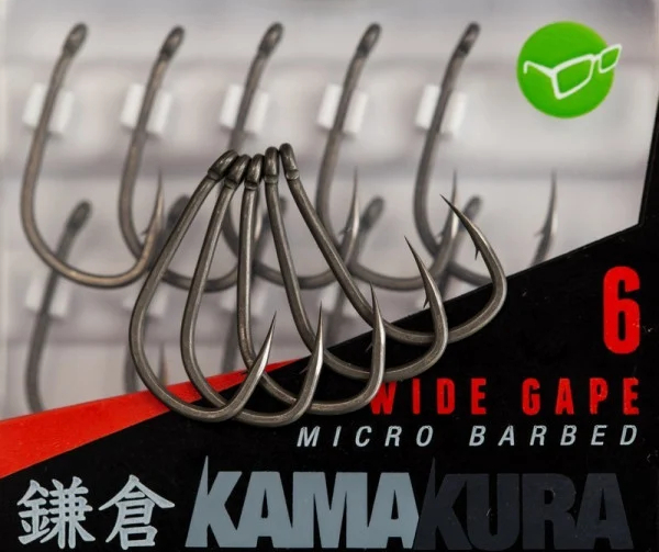 Hameçons Korda Kamakura Wide Gape Hooks (10 pcs)