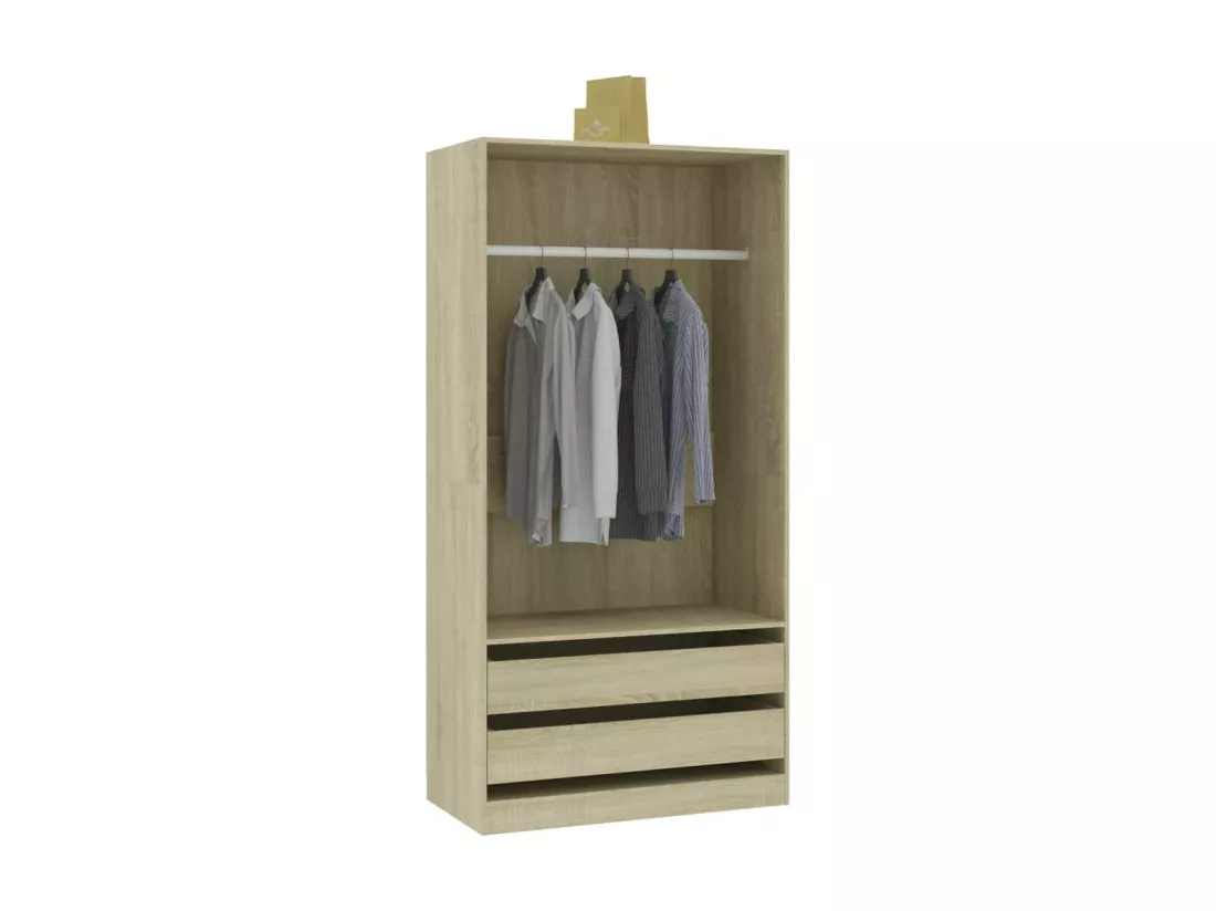 Garde-robe Chêne sonoma 100x50x200