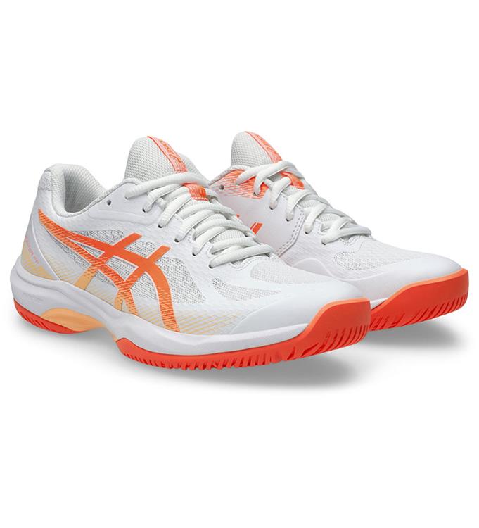 ASICS COURT HUNTER FF 1072A112 WHITE-VIVID-CORAL
