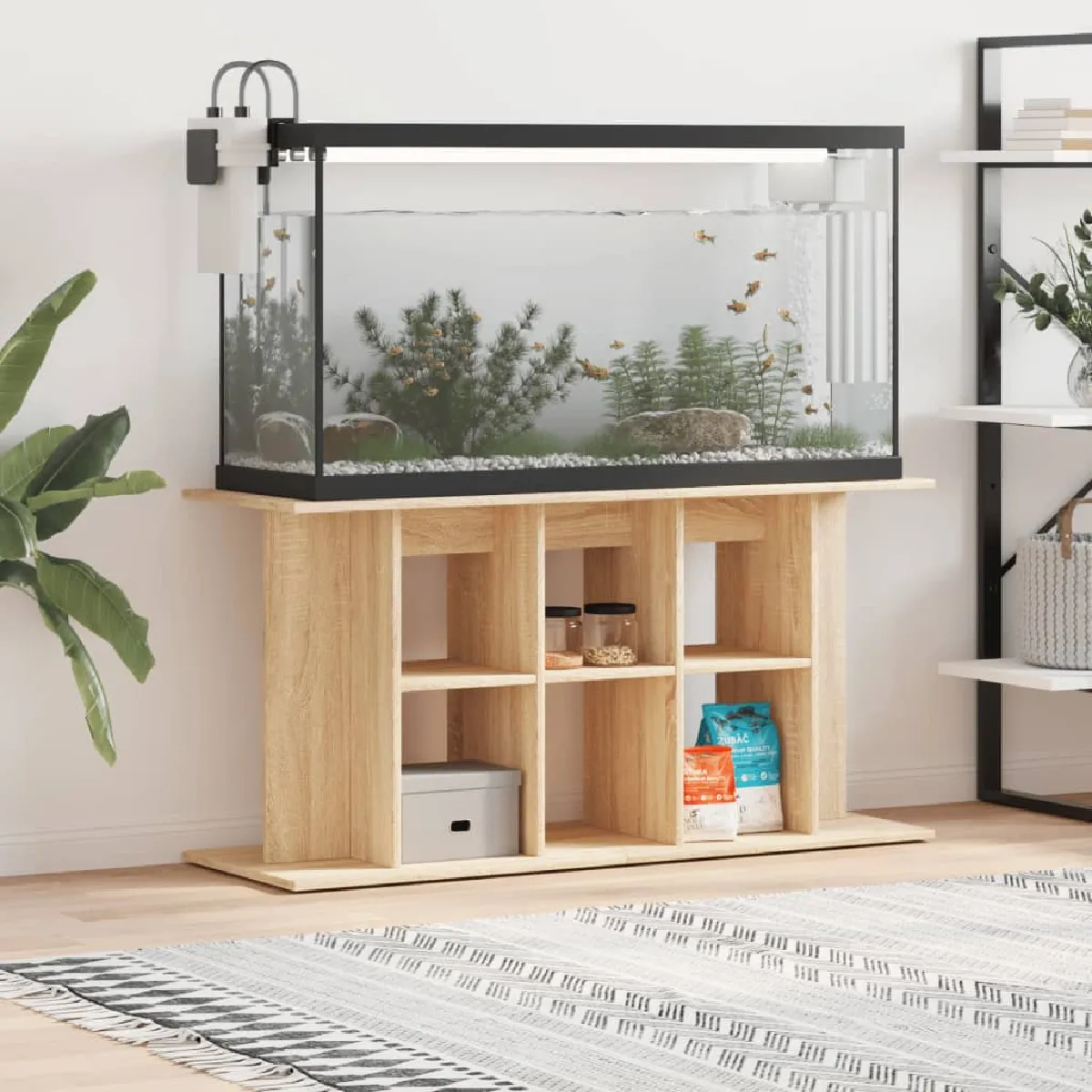 VIDAXL Support d'aquarium - Chêne sonoma