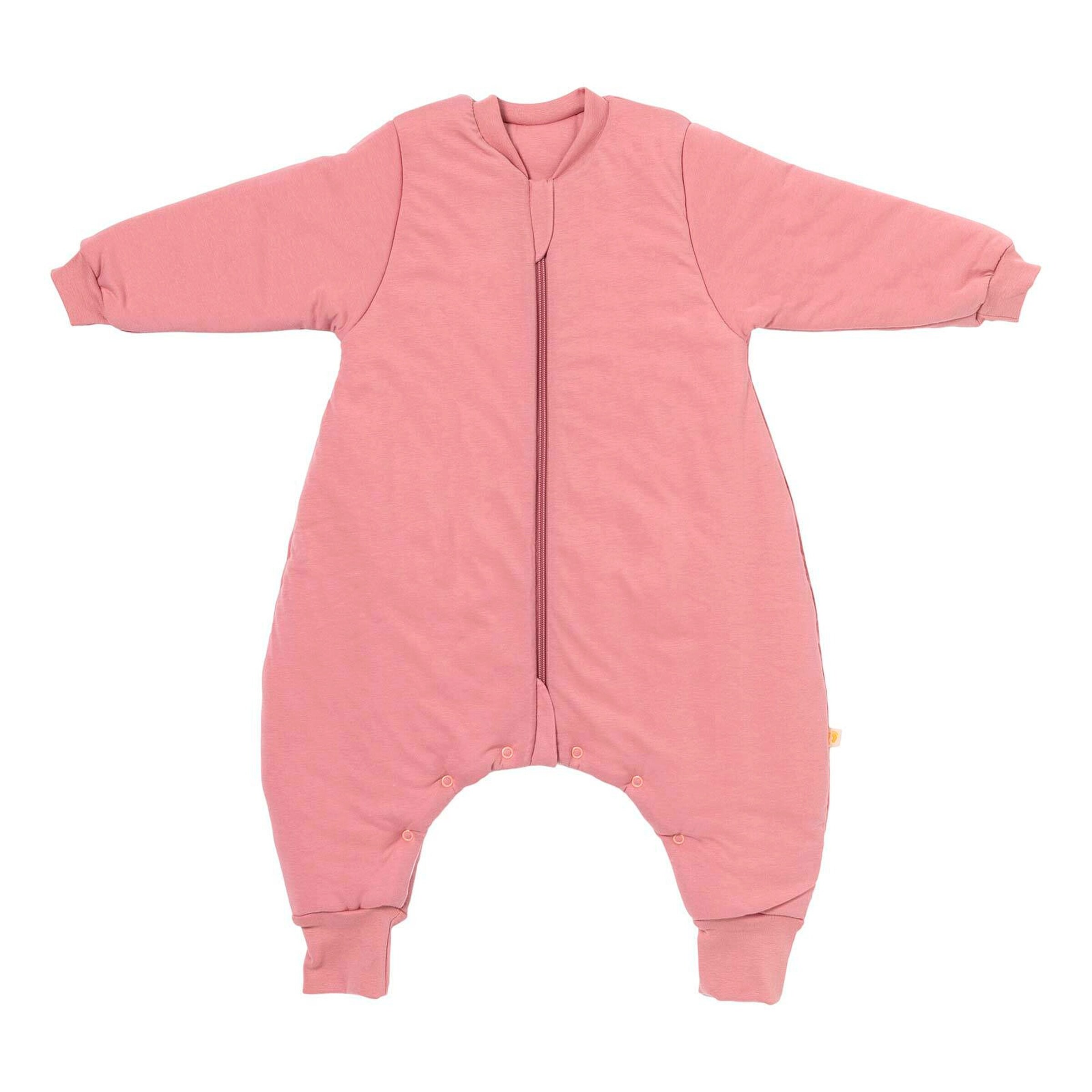 schlummersack Schlafsack mit Füßen 3.5 Tog Pastellrosa