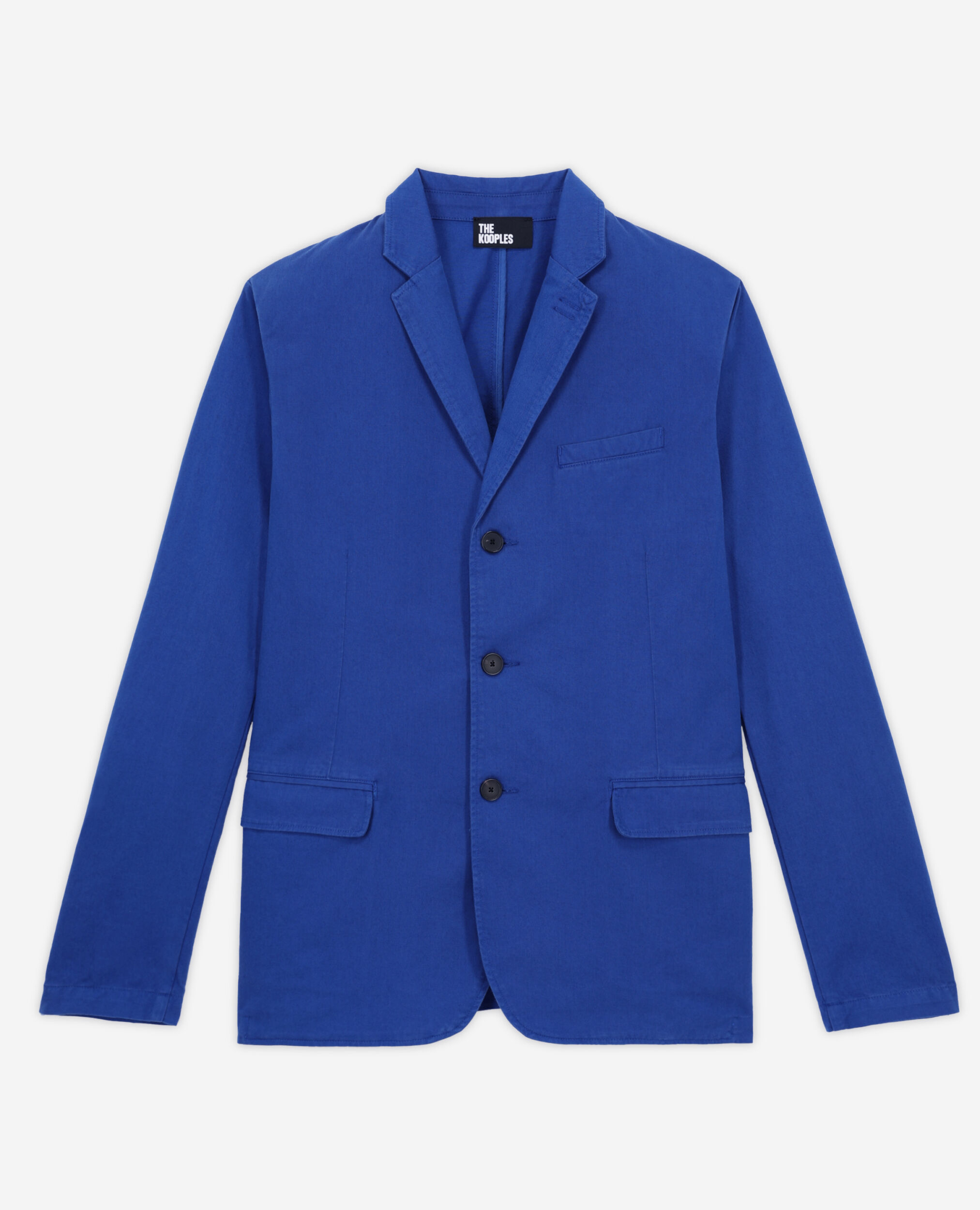 Veste bleue en coton