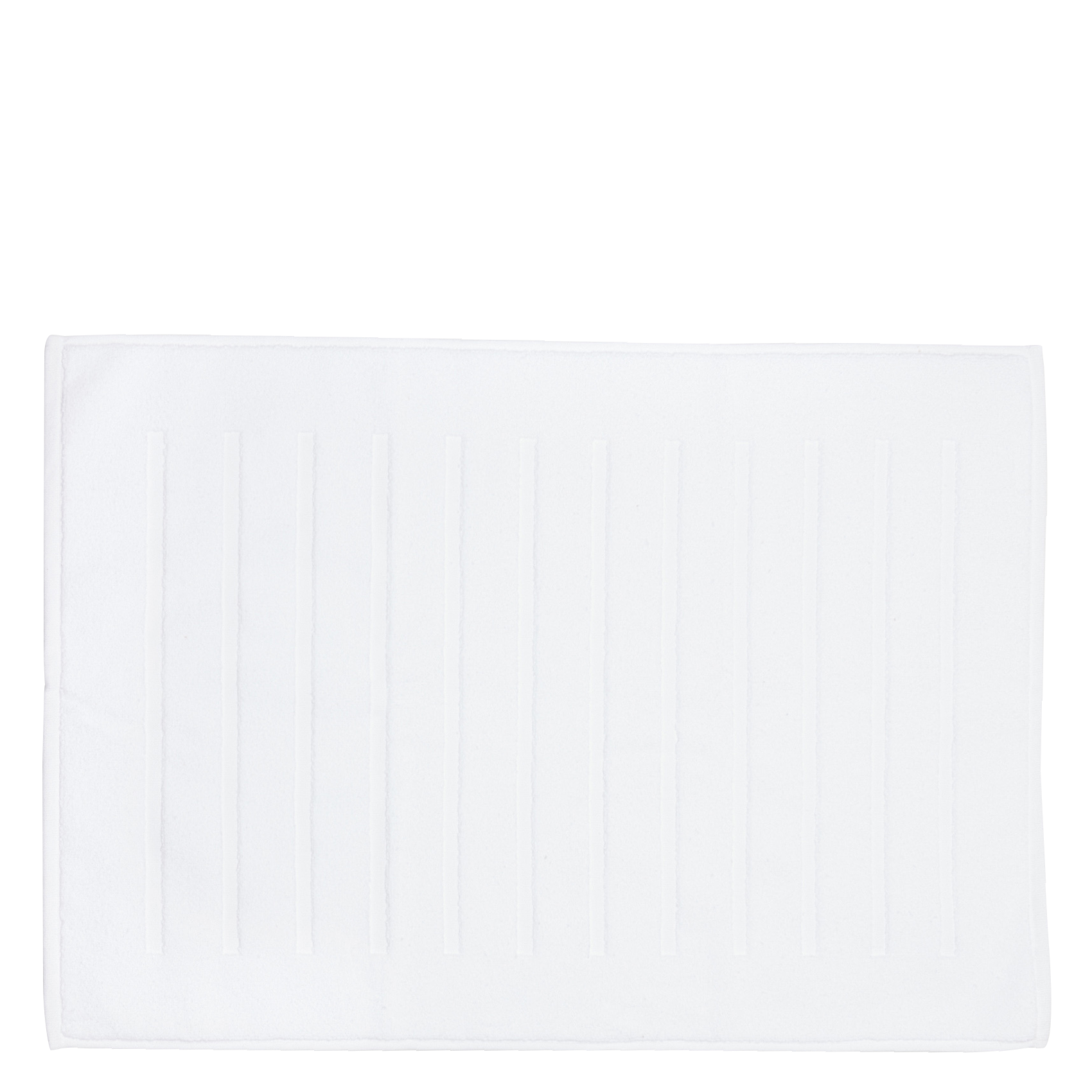Tapis de bain en coton | Blanc