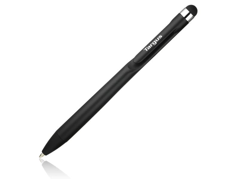 Targus Eingabestift 2-in-1 Stylus Schwarz Antimikrobieller 2-in-1 Stylus mit Integrierten Kugelschreiber