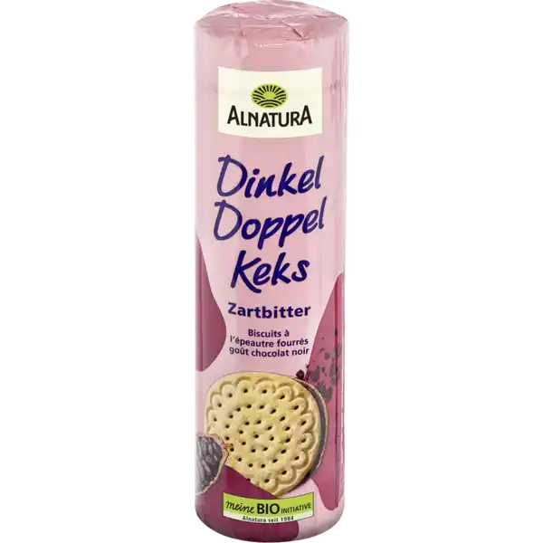 Bio Dinkel-Doppelkeks Zartbitter