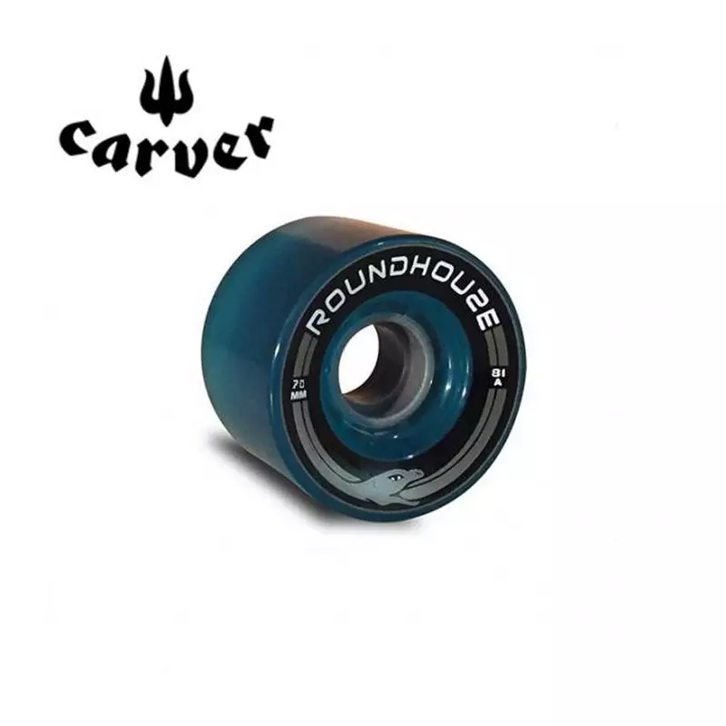 Roues CARVER Roundhouse Mag Aqua 70mm/81A (x4)