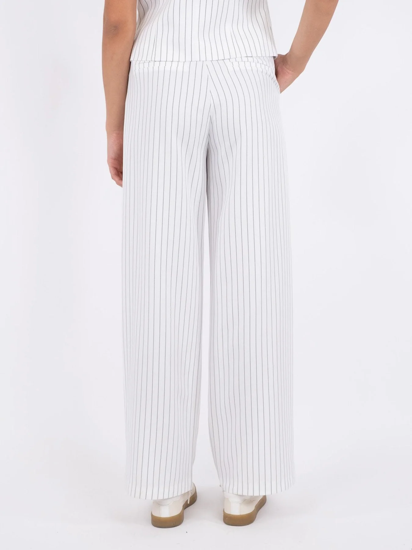 Neo Noir Alessandra Pinstripe Pants