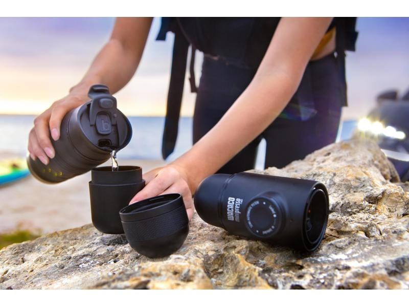 Wacaco Reisekaffeemaschine Minipresso NS Nespresso Kapseln Kompakte Kapselkaffeemaschine für unterwegs