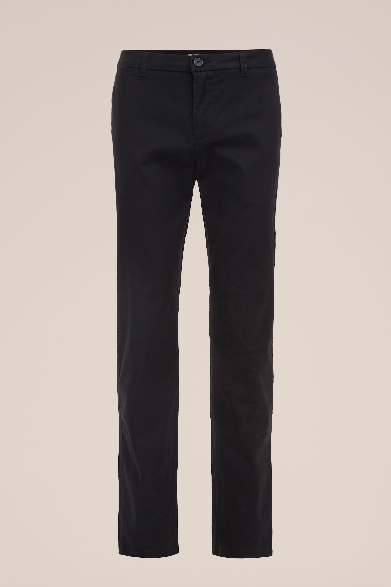 slim fit chino met stretch Fundamentals Zwart
