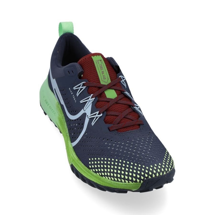 Nike Chaussures de Running React Pegasus Trail 4 - Bleu Marine/Vert Femme