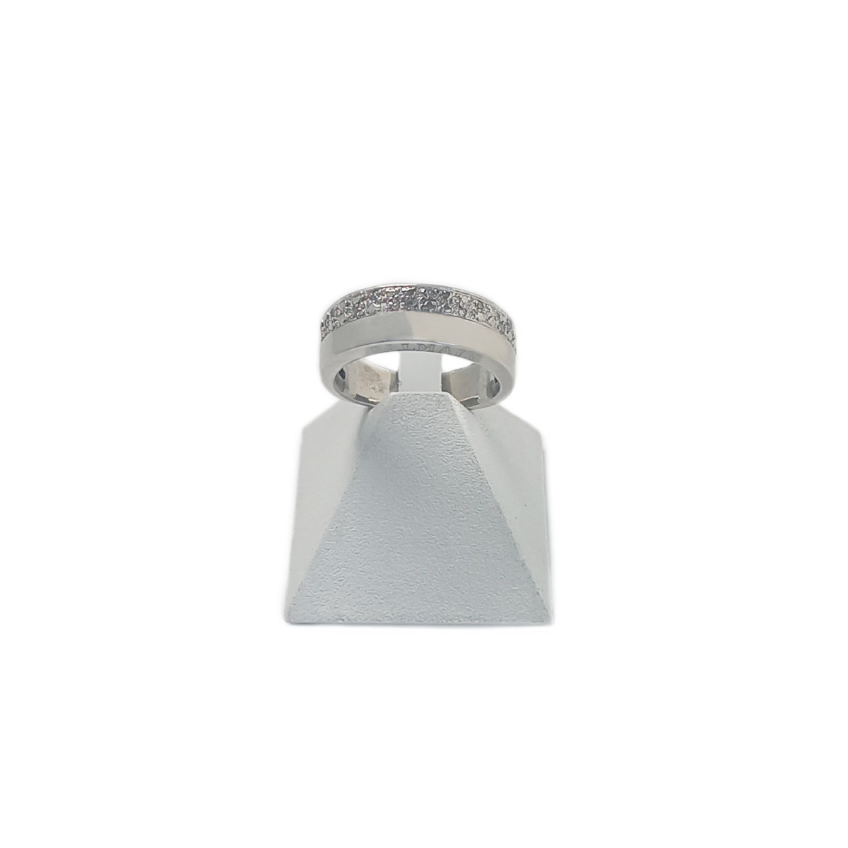 Bague Pierre Balmain d'occasion or 750 blanc diamants