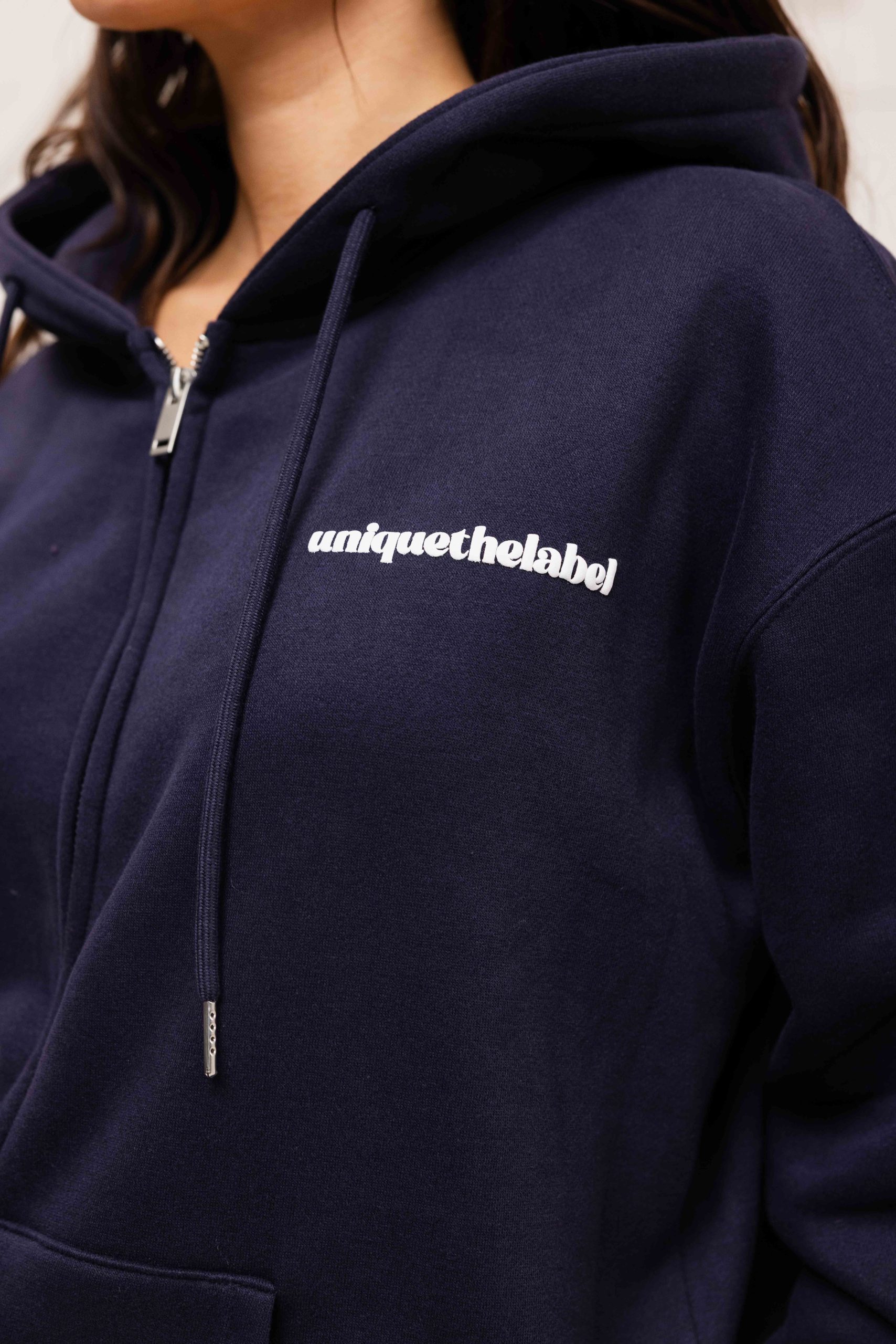 Unique The Label Imani Full Zip Trainingspak Dames Donkerblauw