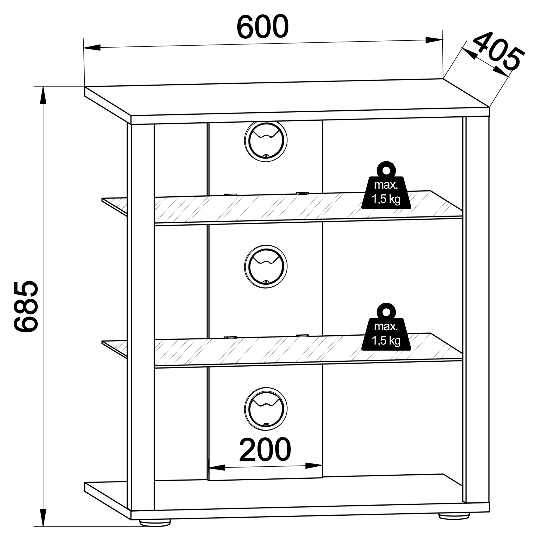 Hifi-Rack FOLAS