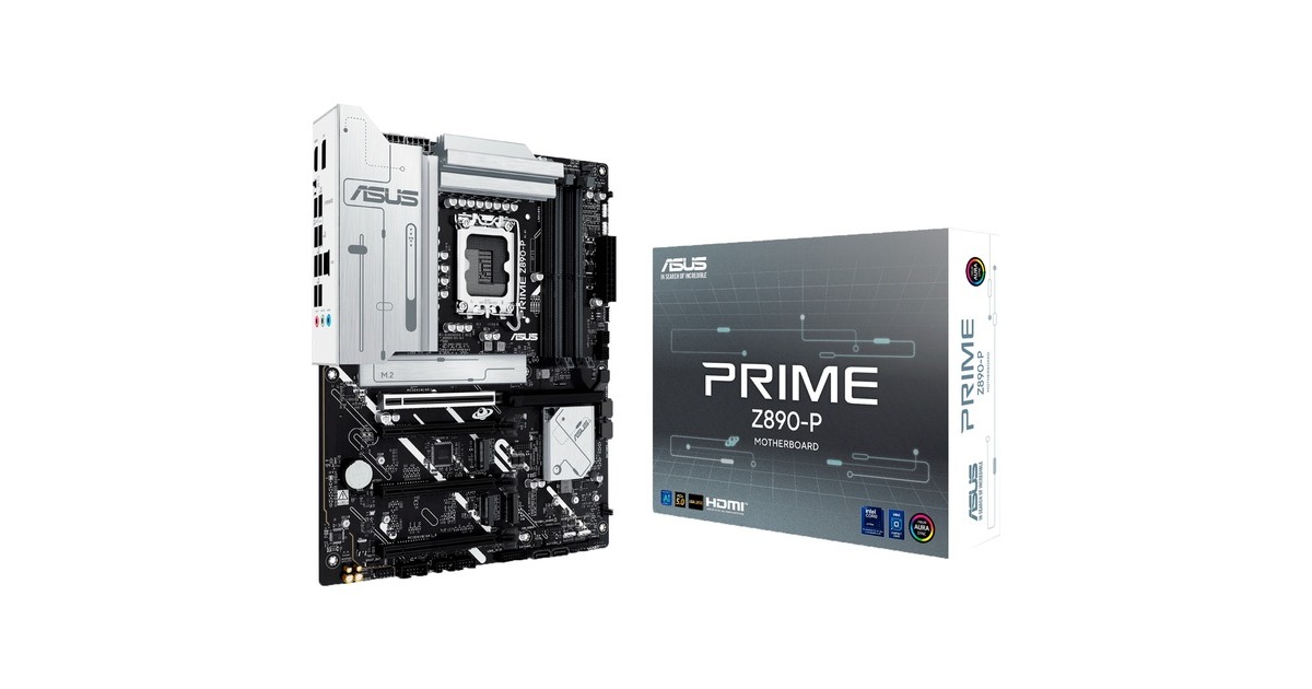 ASUSPRIME Z890-P socket 1851 moederbord  (RAID, 2.5Gb-LAN, Sound, ATX)