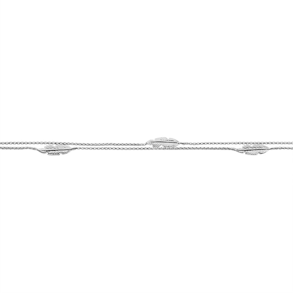 Chaîne De Cheville Hannen Argent Blanc