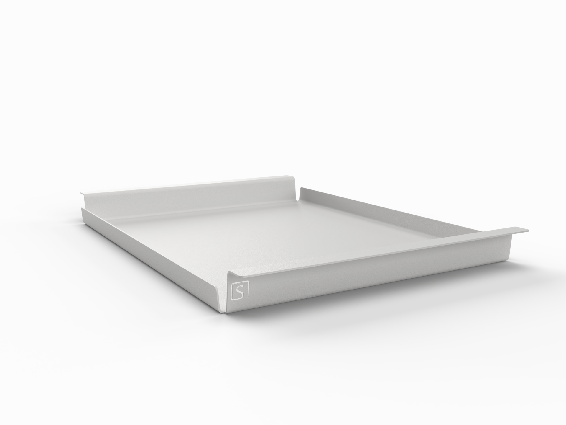 Hocker Dienblad Large - Flip Tray - Wit