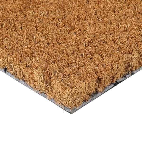vidaXL Dørmatte naturlig 45x75 cm tuftet kokosfiber