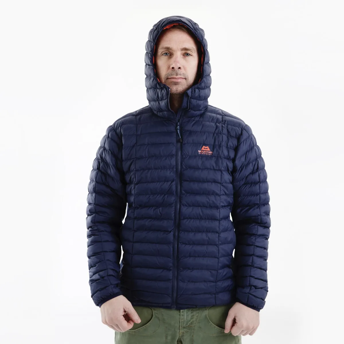 Mountain Equipment Men's Particle Hooded Jacket Cosmos/Redrock