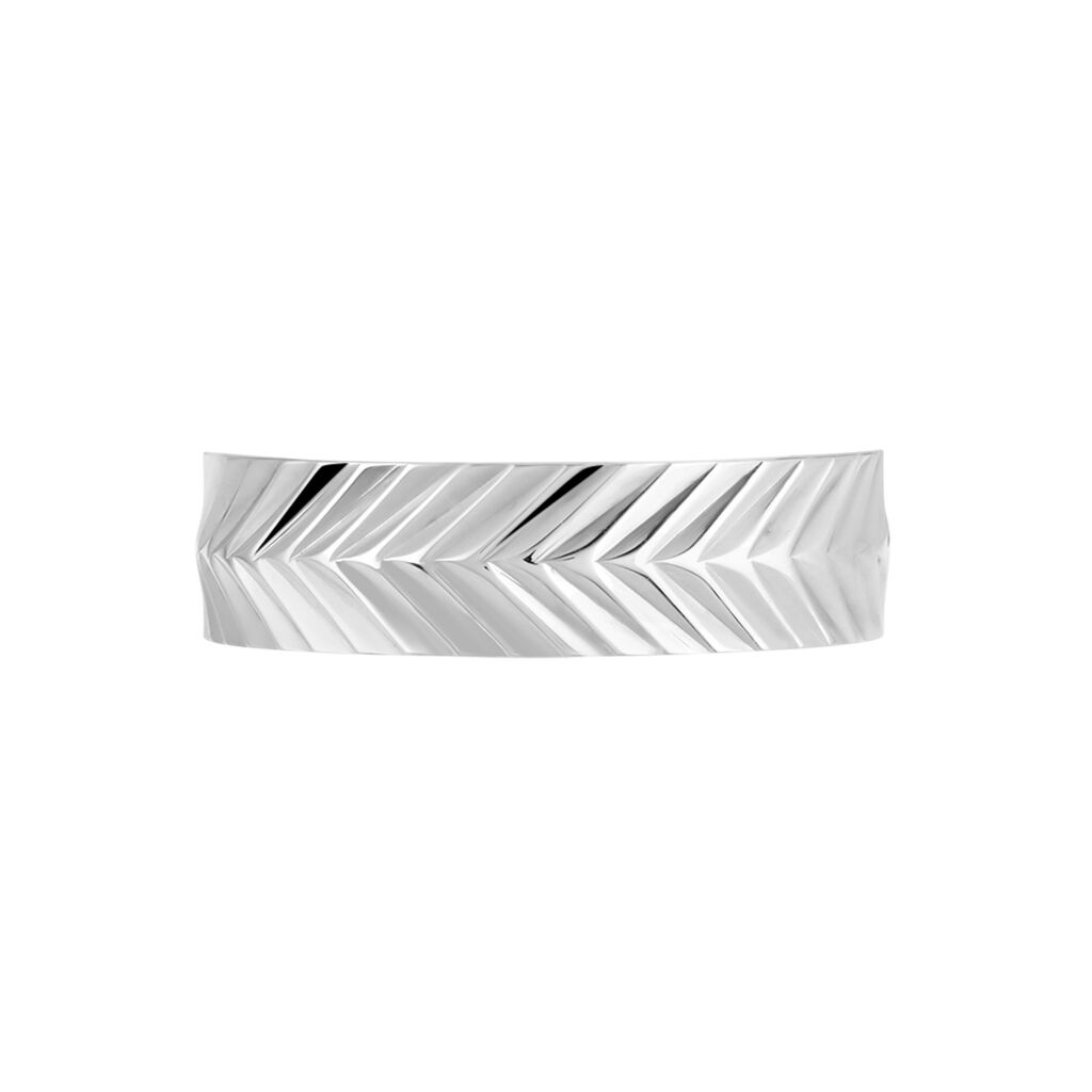 Bague Acier Blanc Jancis