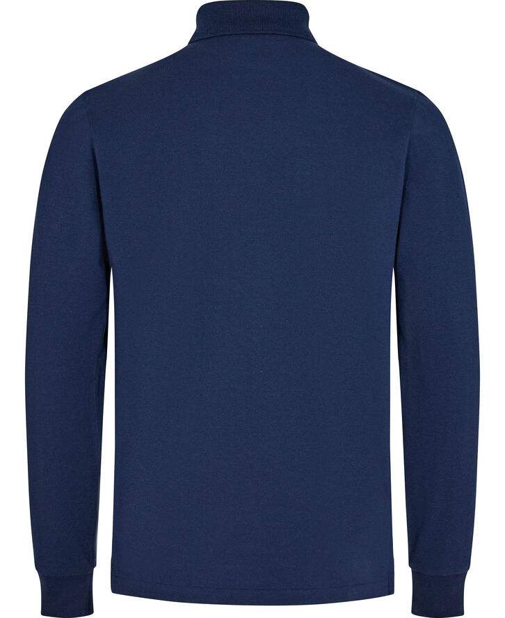 Polo Ralph Lauren Custom Slim Fit Mesh Polo Navy