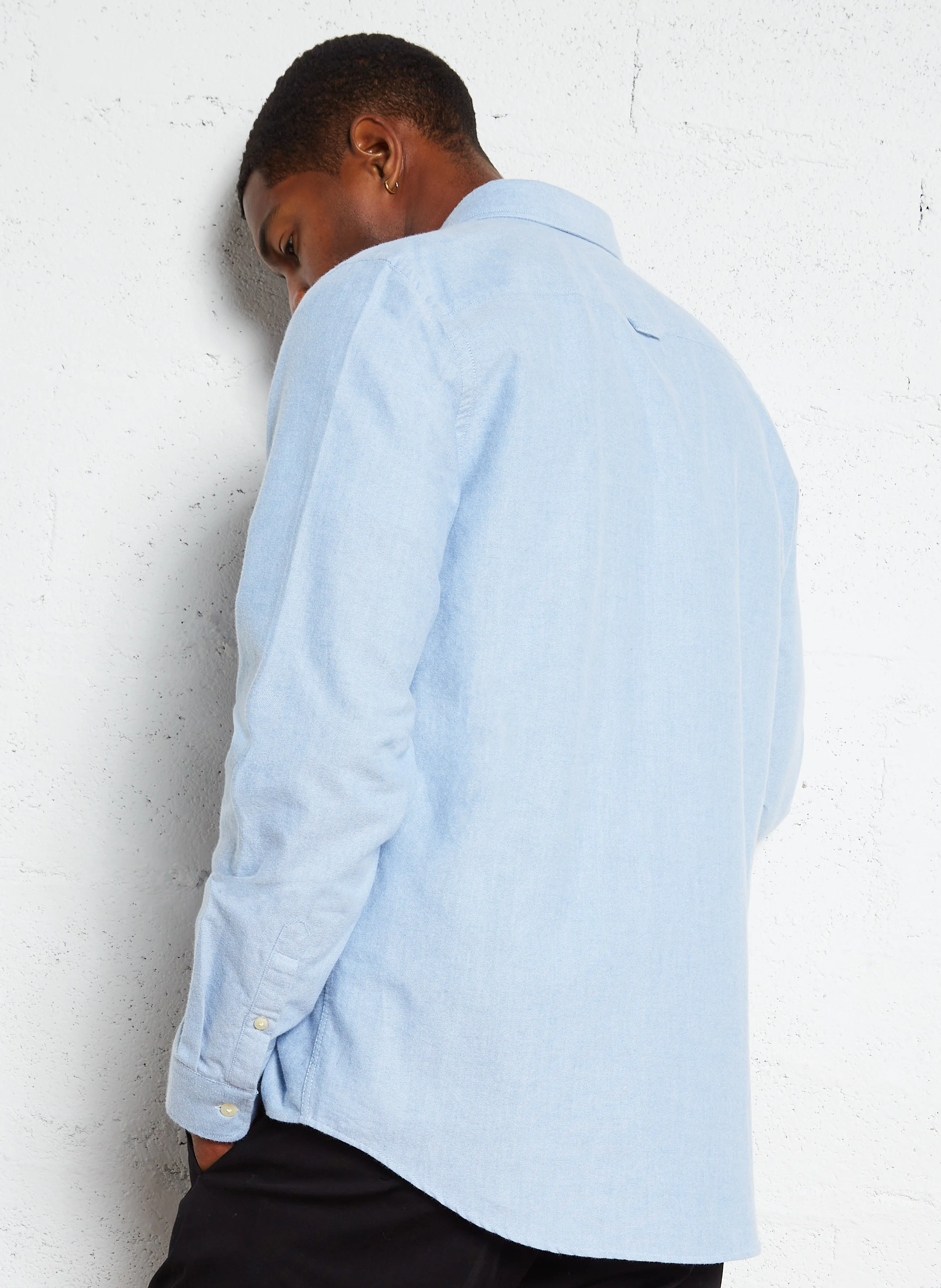 OXFORD 2 TOGS - Chemise droite à col classique en coton| Bleu