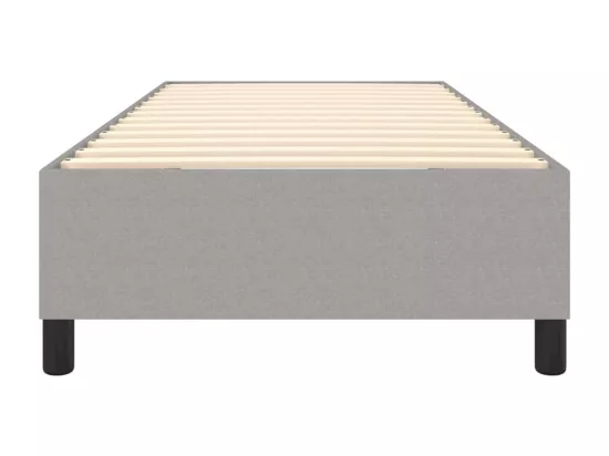 Sommier à lattes de lit Gris clair 80x200 cm Tissu