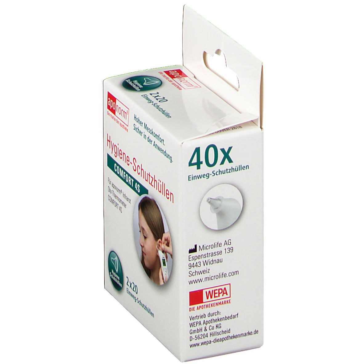 aponorm® Ohrthermometer Comfort  Schutzhüllen