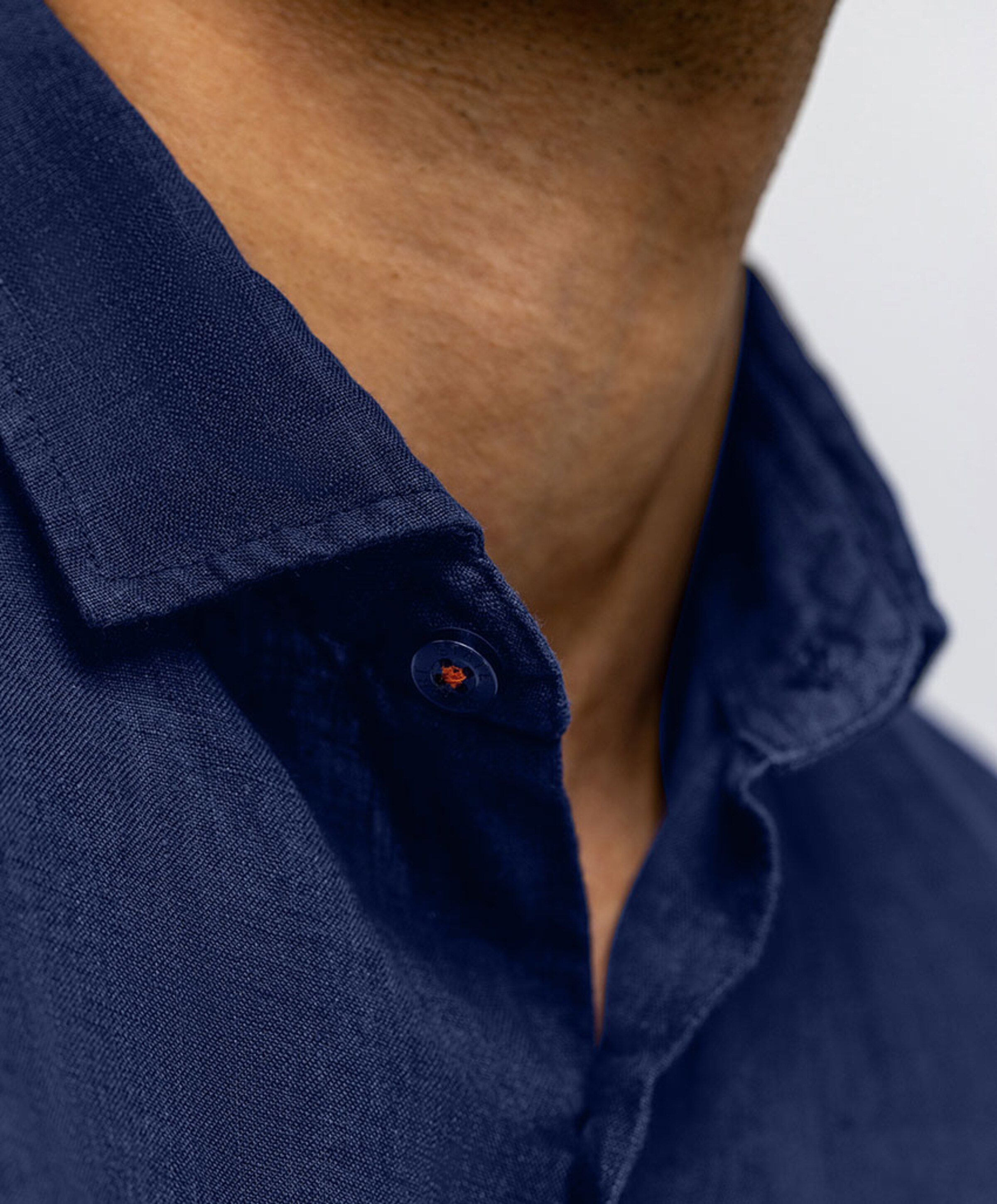 State of Art Heren overhemd lange mouw blauw