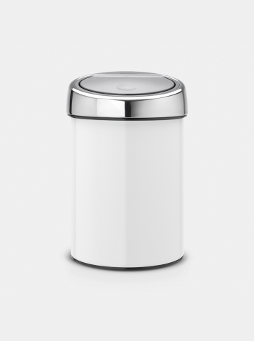 Touch Bin afvalemmer, 3 liter, kunststof binnenemmer - White