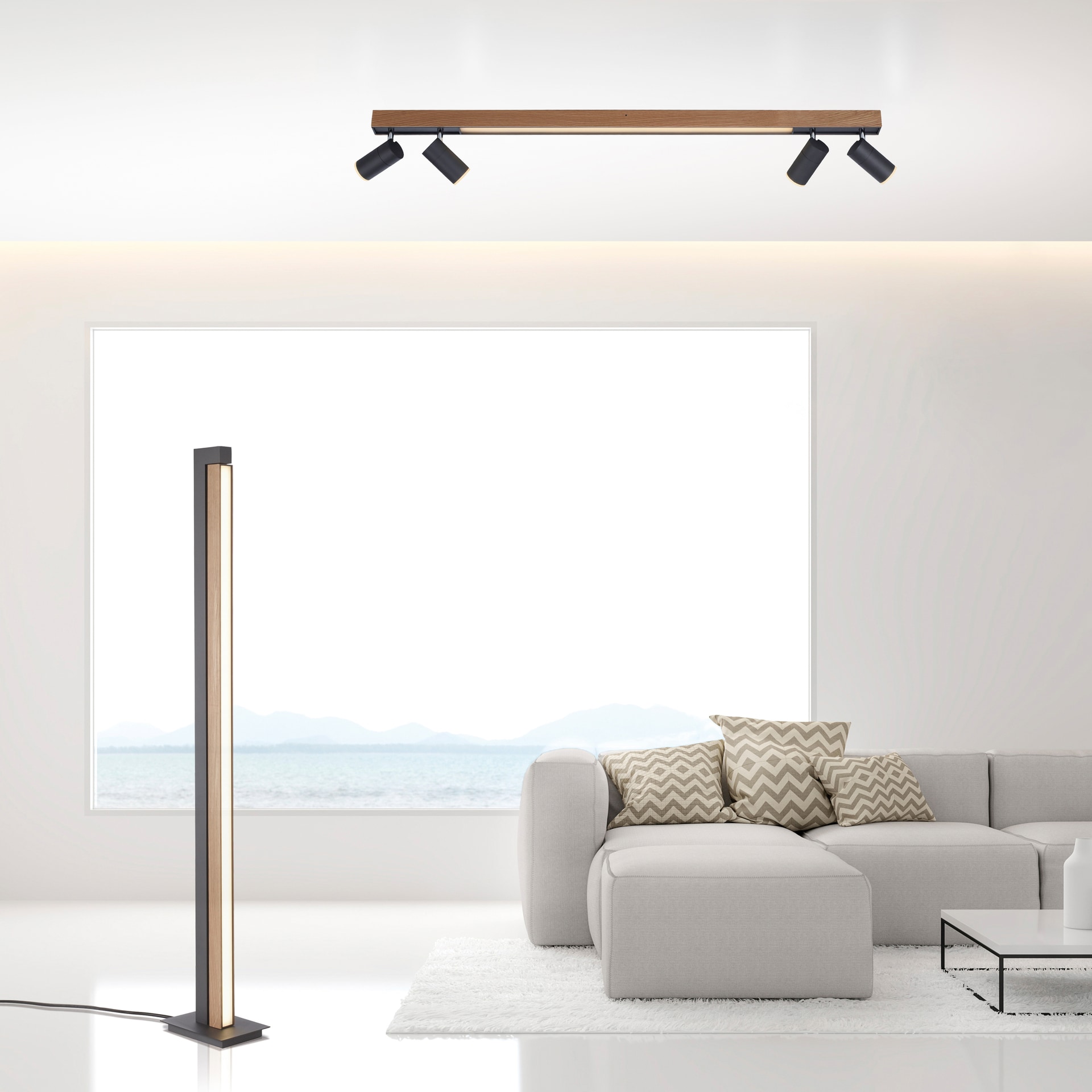 Paul Neuhaus LED Stehleuchte PURE-LINES 155 cm