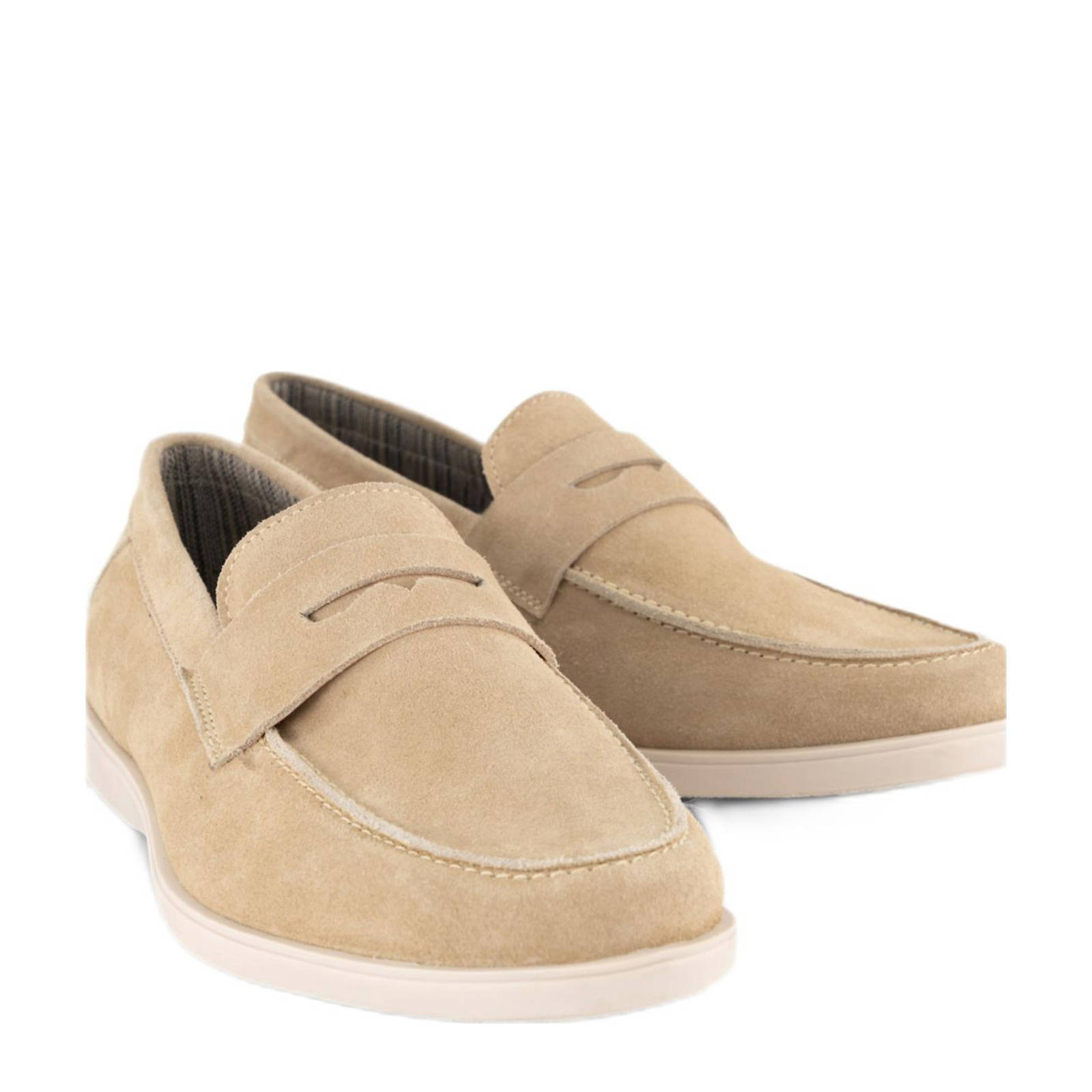 Memphis One suède loafers beige