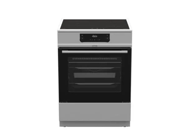 Gorenje EIT6355XPD, Fritstående komfur, Rustfrit stål, Dreje, Berøring, Rustfrit stål, Rustfrit stål, Top forside