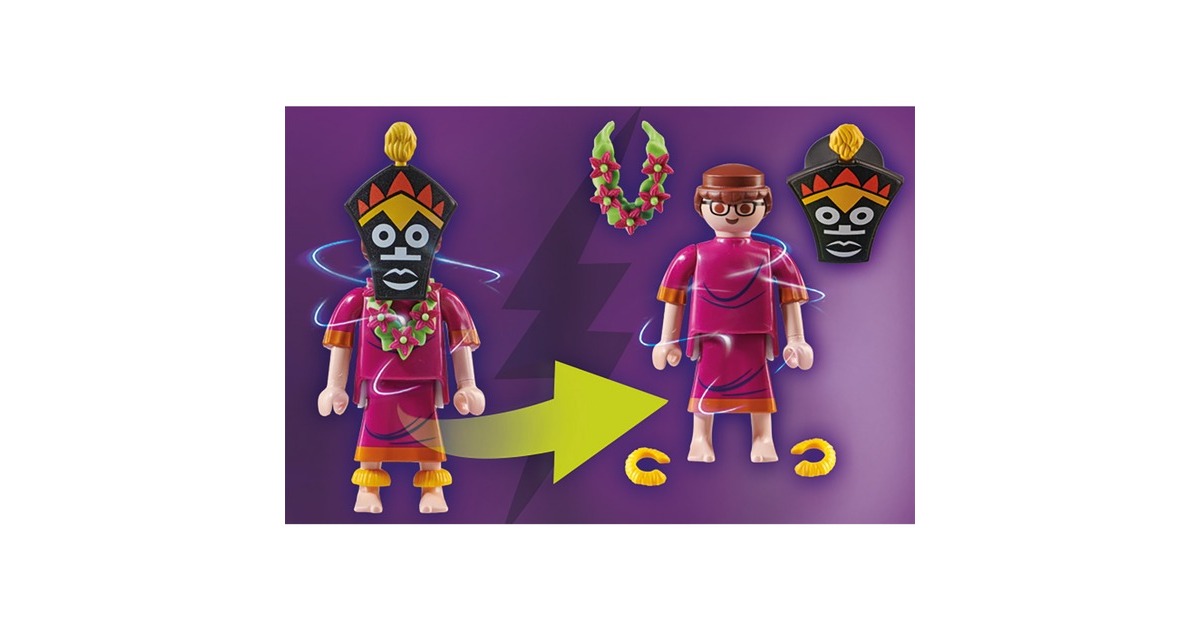 PLAYMOBILSCOOBY-DOO! - Avontuur met Witch Doctor Constructiespeelgoed  (70707)