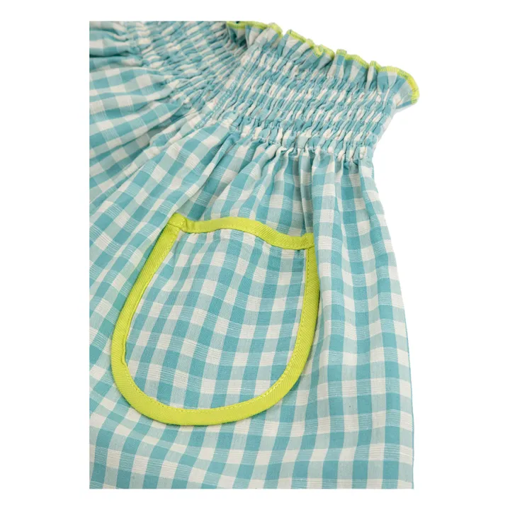 Bobo Choses Short Vichy | Bleu Clair