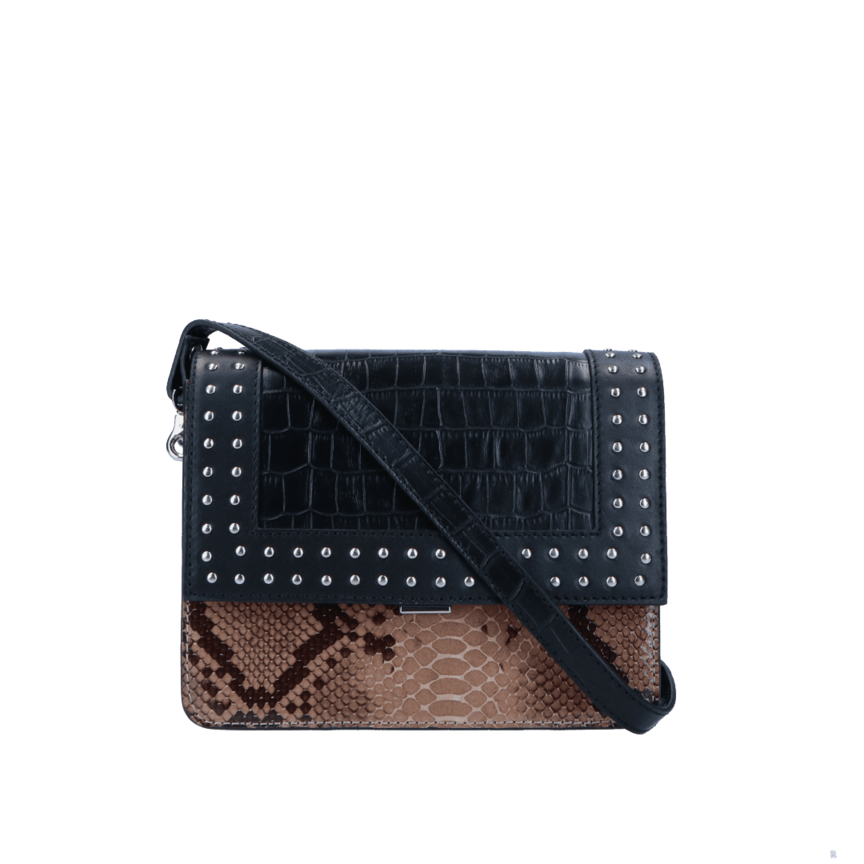 By LouLou Crossbodytas I Serpentes 92Bag Beige silver