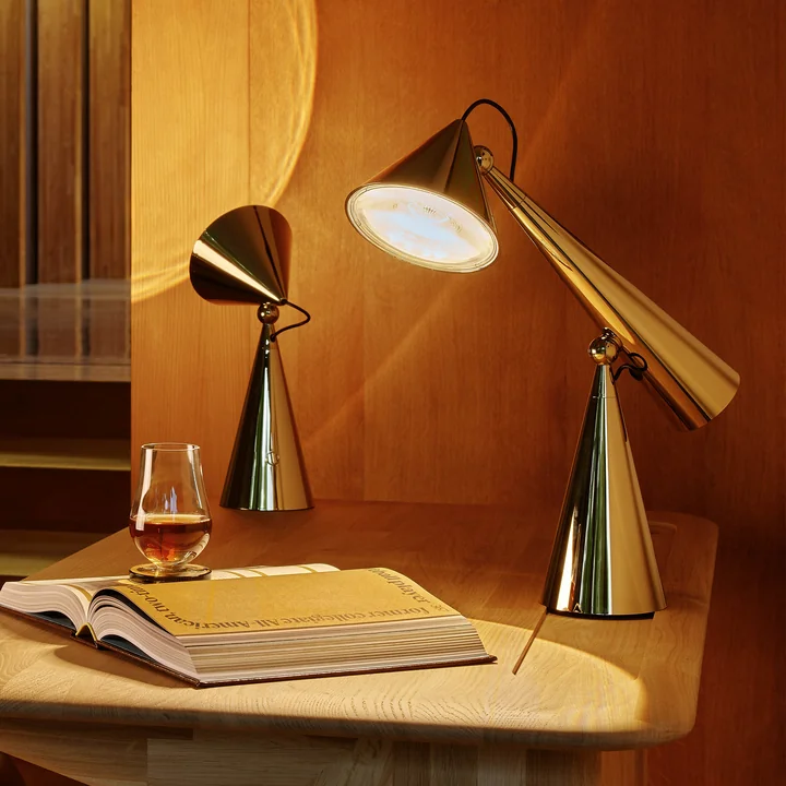 Tom Dixon - Pose LED Tischleuchte mit Akku, indigo